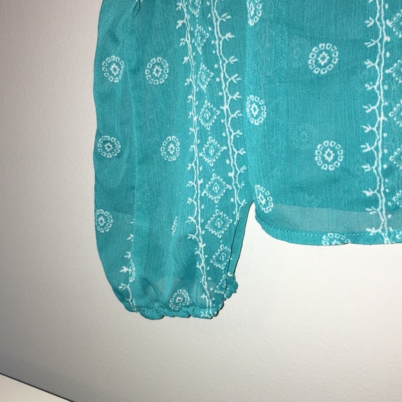Turquoise blouse - Picture 5 of 5